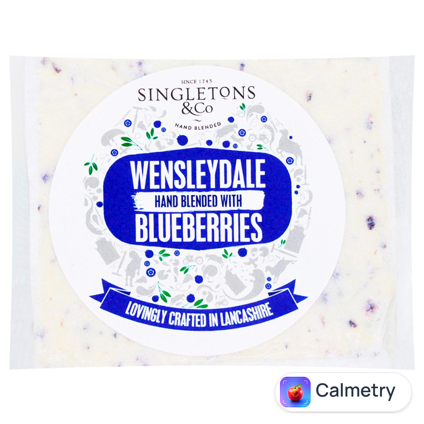 Сир Singletons&Co Wensleydale Десертний з чорницею 200г