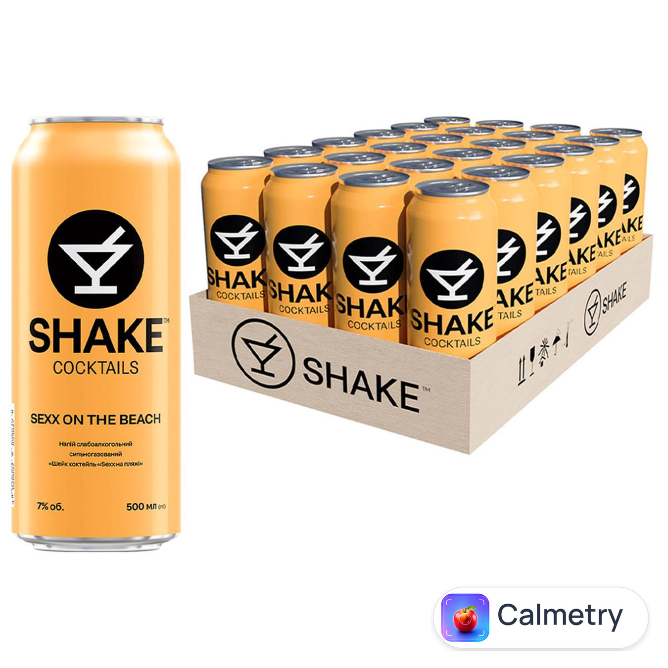 Напій слабоалкогольний Shake Sexx on the Beach 7% 0,5л 24шт