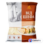 Вареники Три Ведмеді Від шефа з картоплею та обсмаженими у вершках печерицями 800г — фото продукту