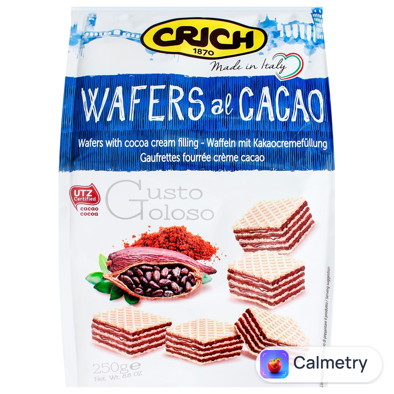 Вафлі Crich Какао 250г