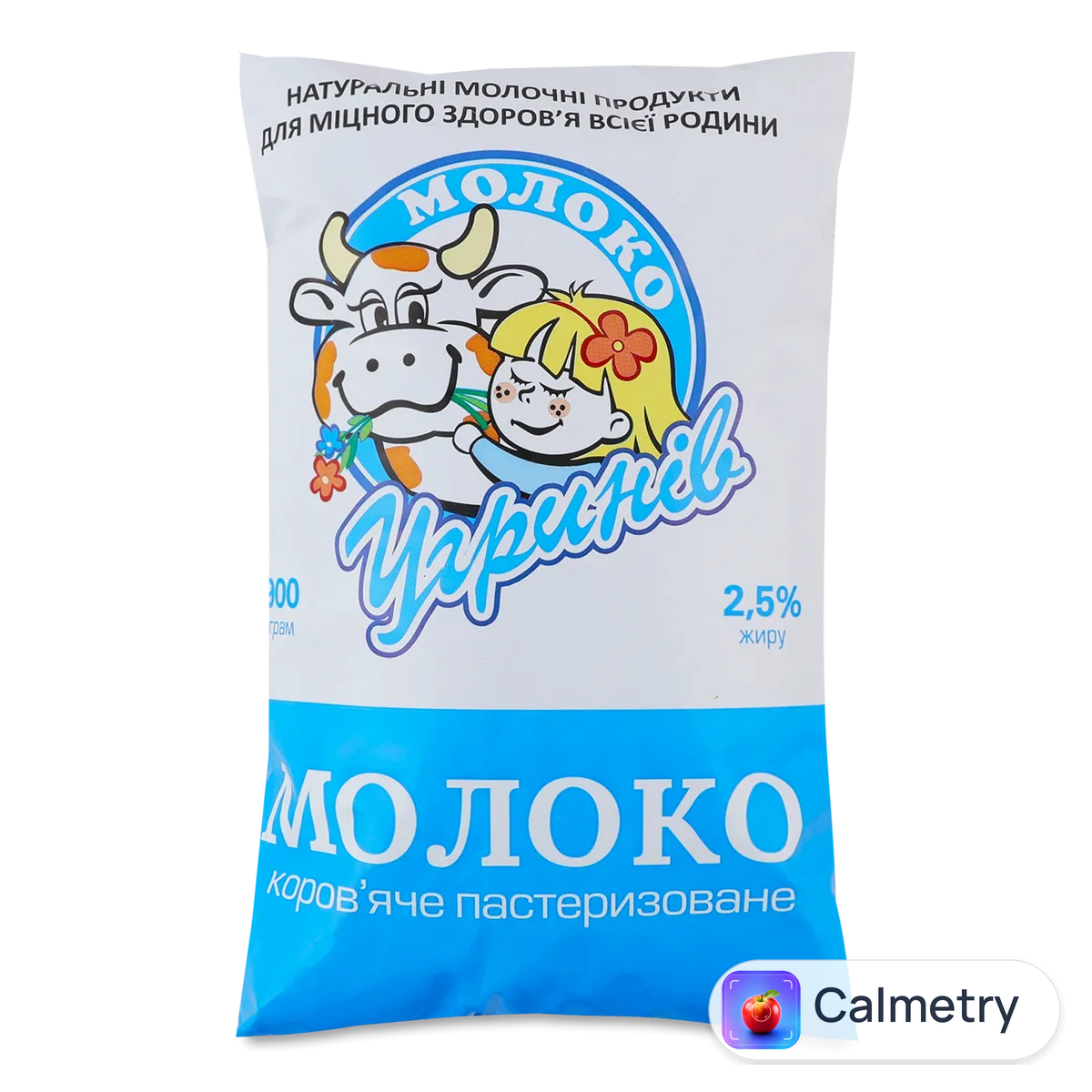 Молоко пастеризоване «Угринів Молоко» 2,5% п/е 900г