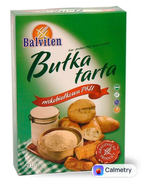 Панірувальні сухарі без глютену низькобілкові PKU Balviten 500 г