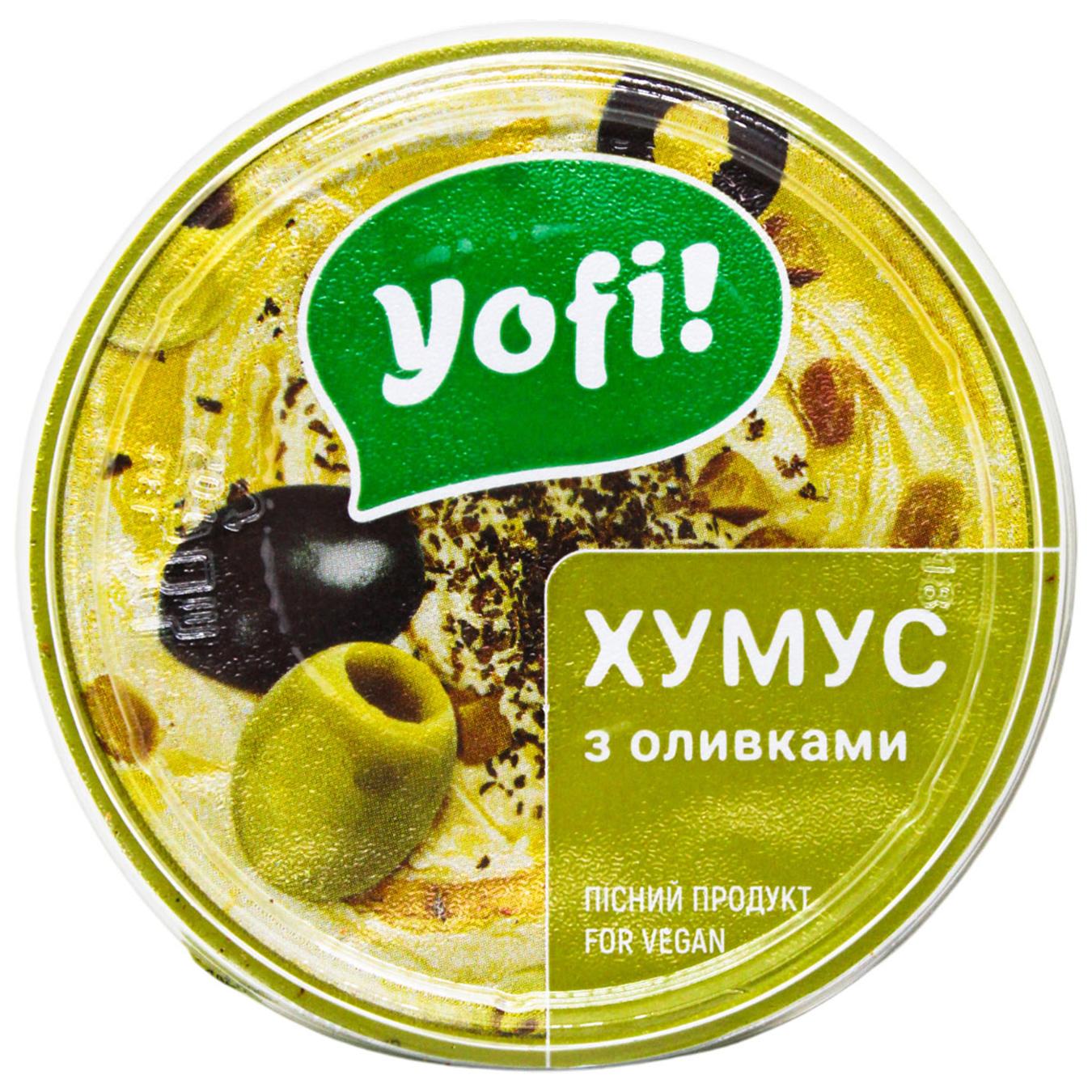 Хумус Yofi! з оливками 250г — фото продукту