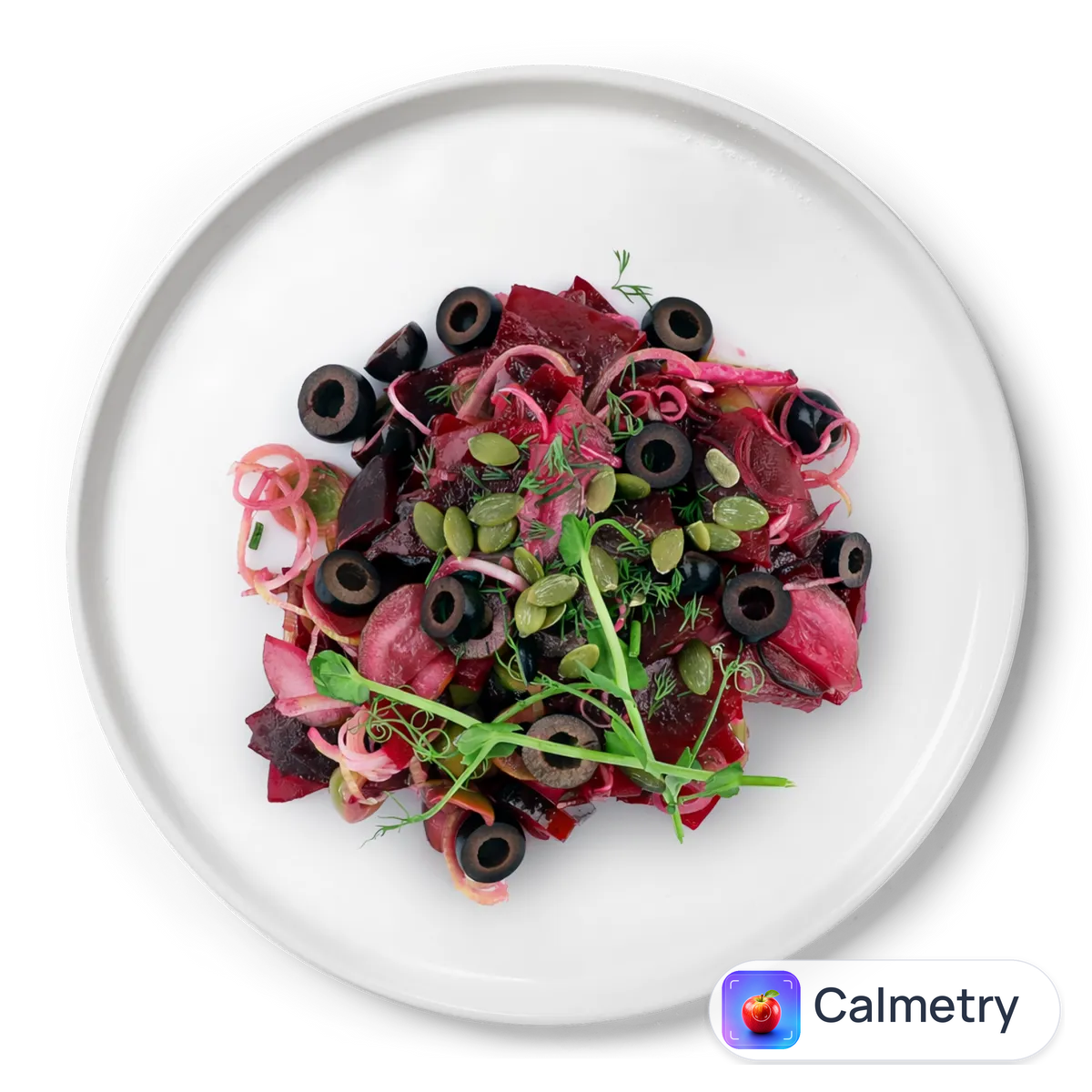 Салат з буряка та солоних огірків