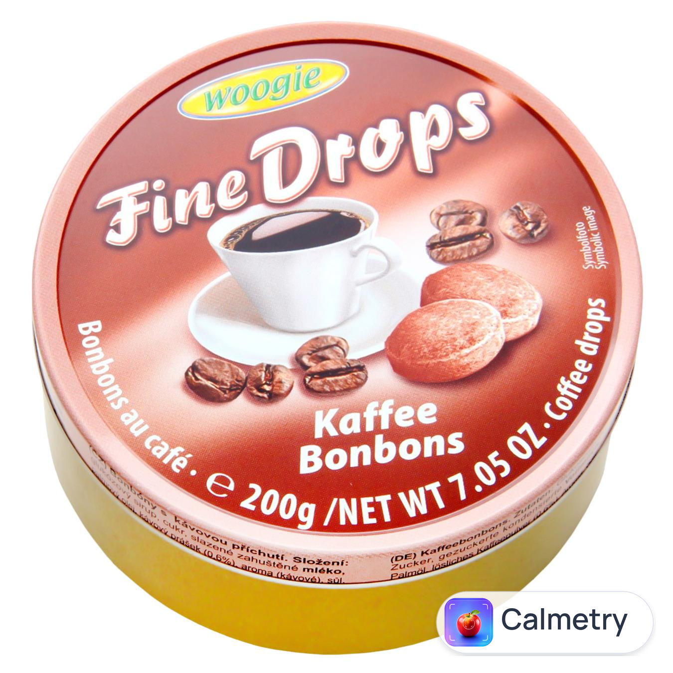 Льодяники Woogie Fine Drops з ароматом кави 200г
