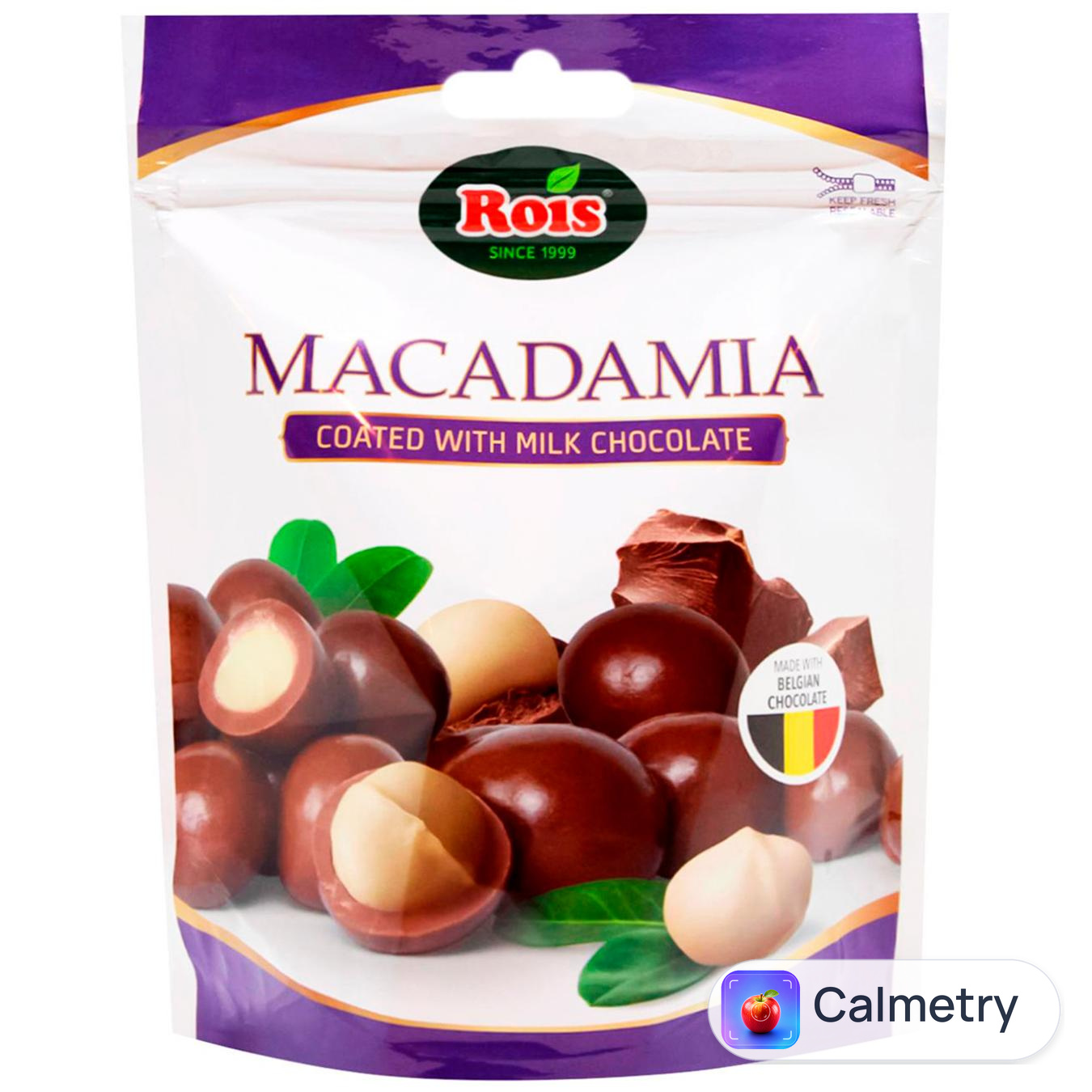 Макадамія Rois в молочному шоколаді 90г — фото продукту