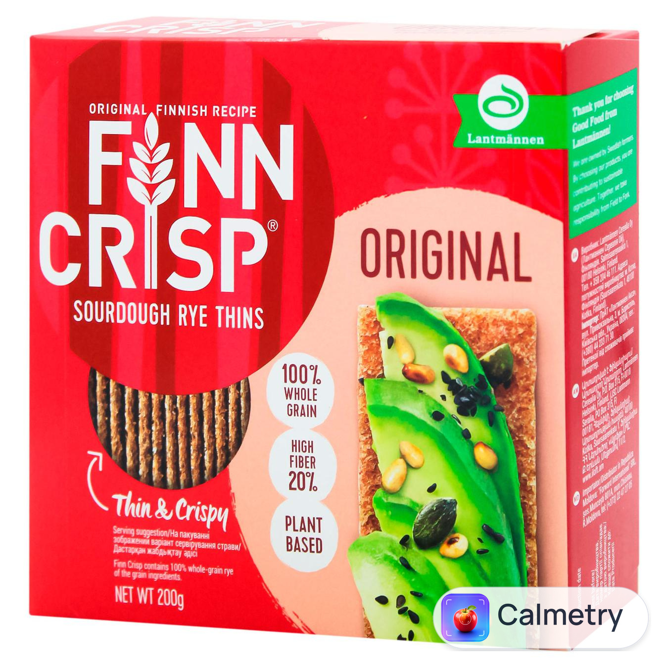 Сухарики Finn Crisp Original житні 200г