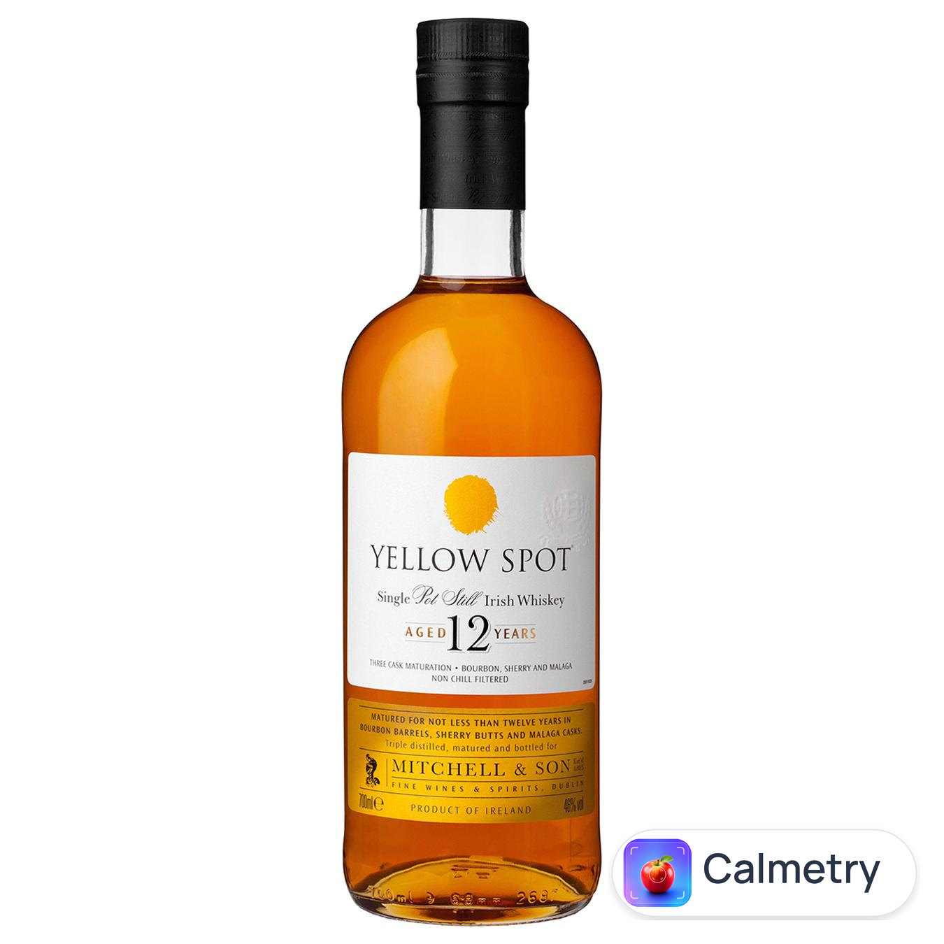 Віскі Mitchell&Son Yellow Spot 12 років 46% 0,7л в тубусі
