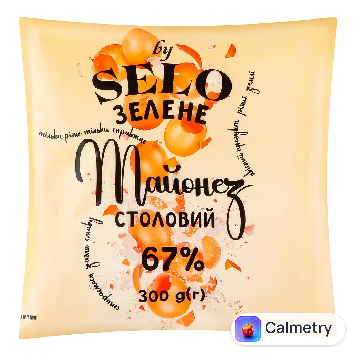 Майонез Selo Зелене Столовий 67% 300г