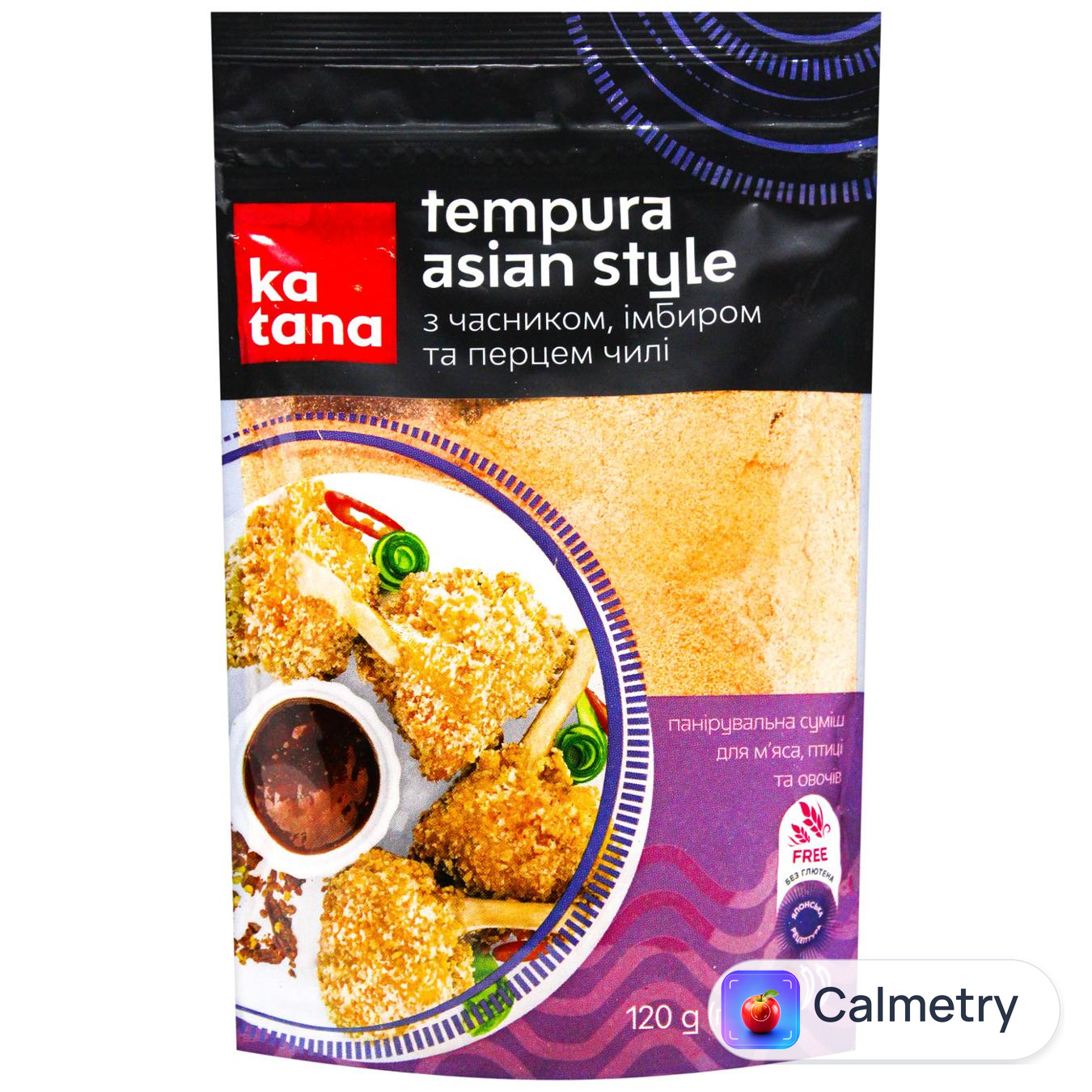 Суміш панірувальна Katana Tempura Asian Style без глютену 120г — фото продукту