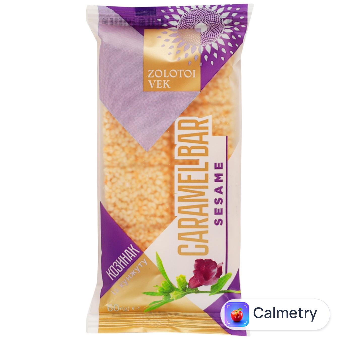 Козинак Zolotoi Vek Caramel Bar із кунжуту 60г