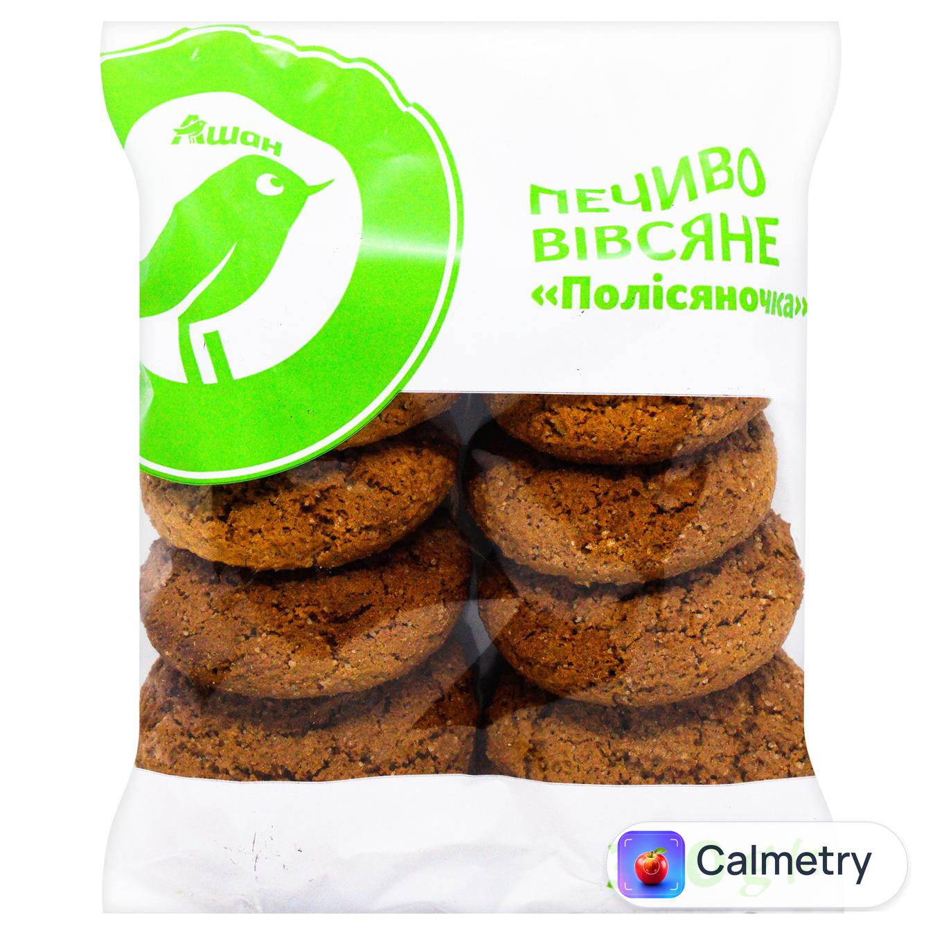 Печиво вівсяне Auchan Полісяночка 300г