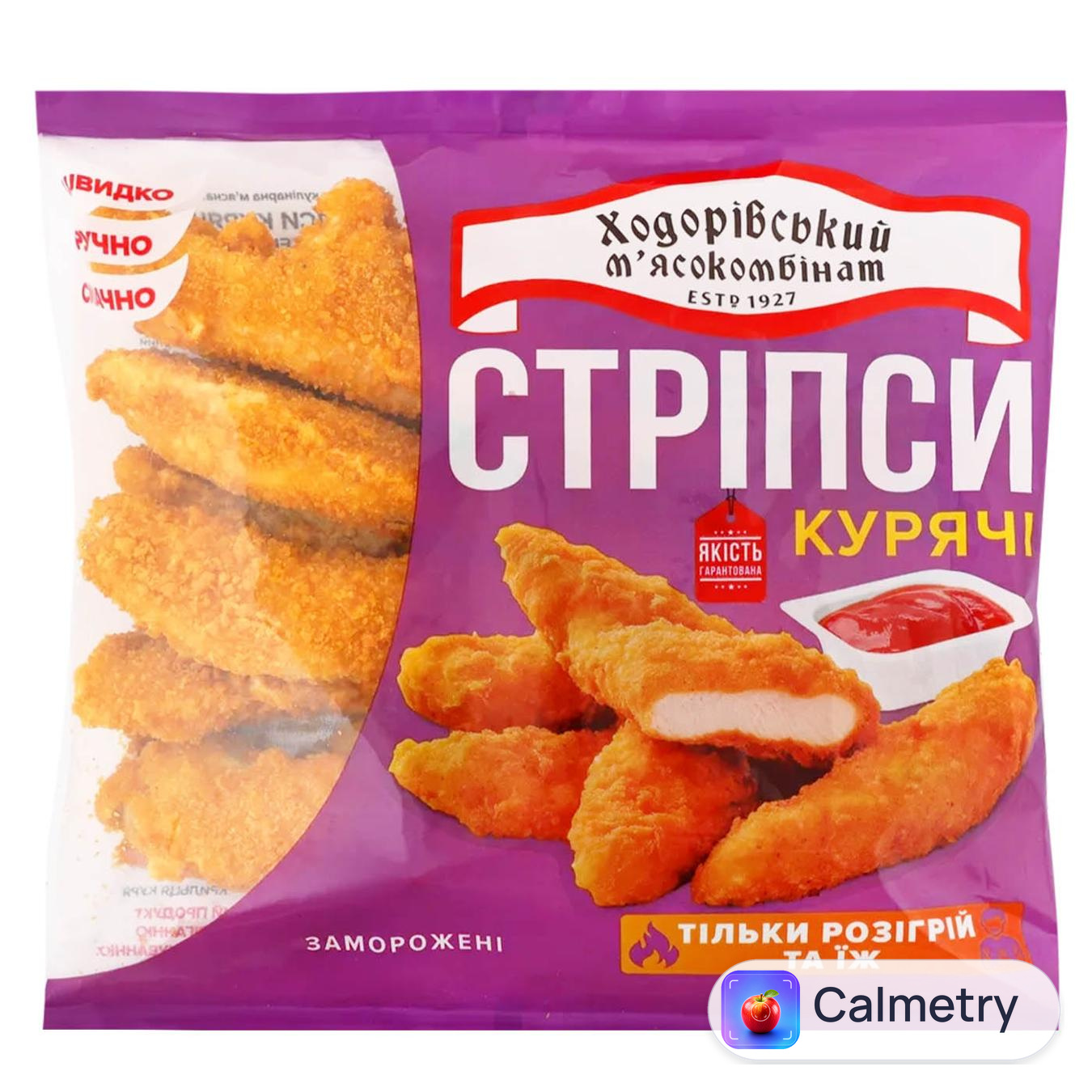 Стріпси курячі Ходорівський М'ясокомбінат заморожені 390г