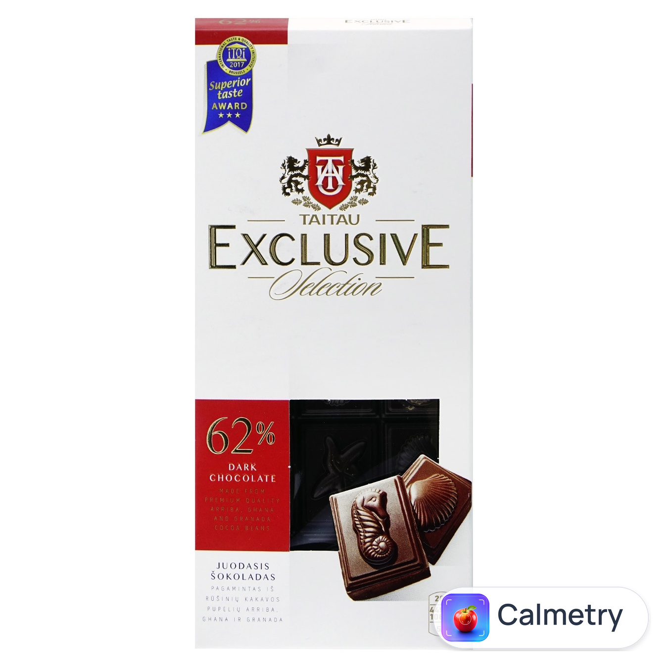 Шоколад чорний Meskenas Tai Tau Exclusive 62% 100г