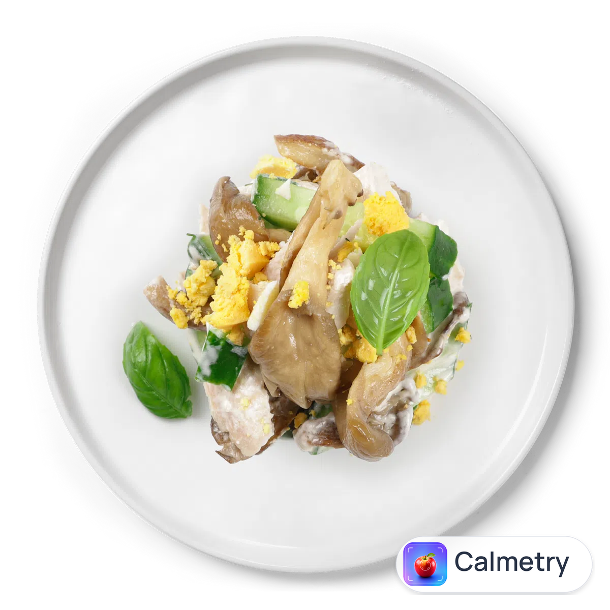 Салат з гливами та куркою
