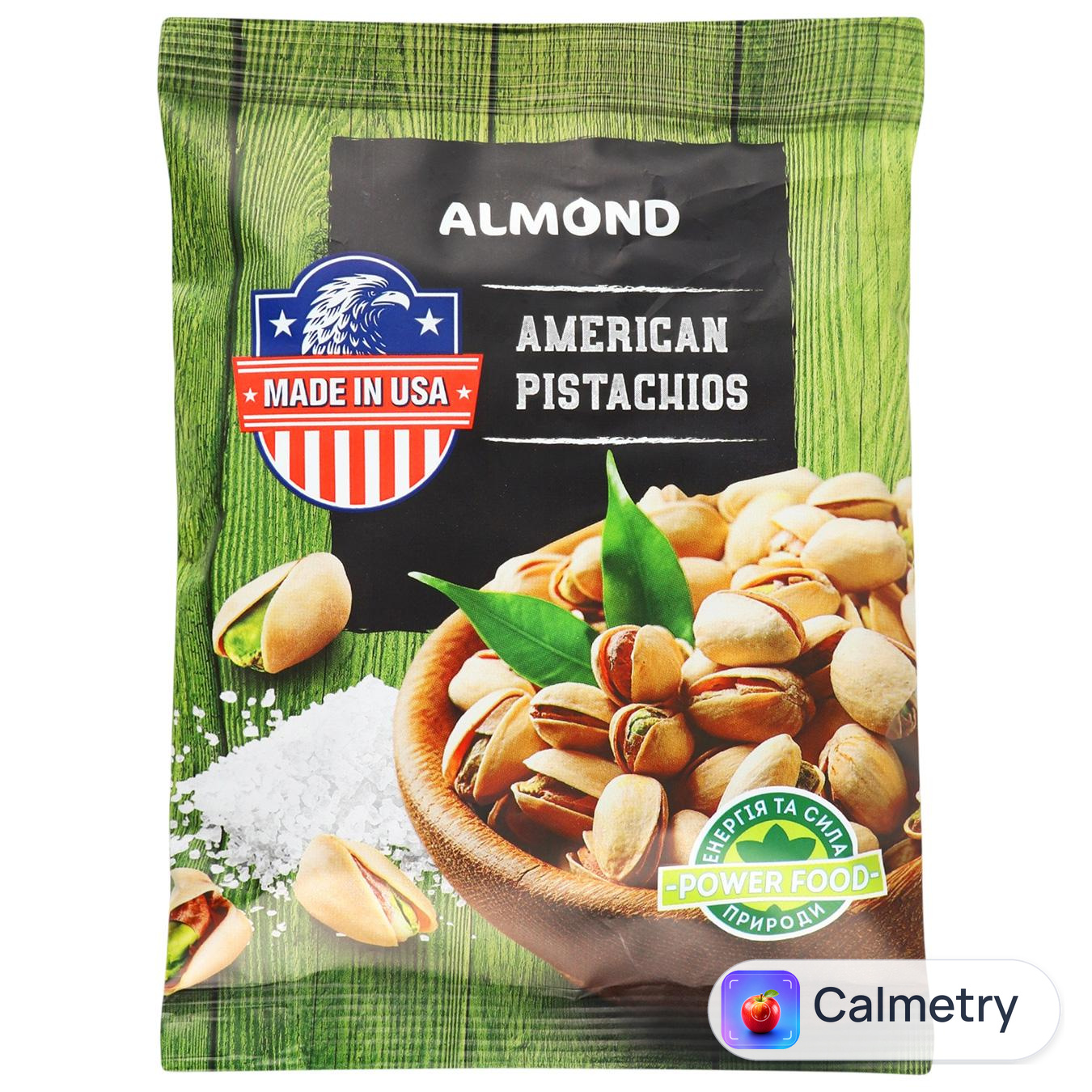 Фісташки Almond в лушпинні смажені солоні 150г — фото продукту