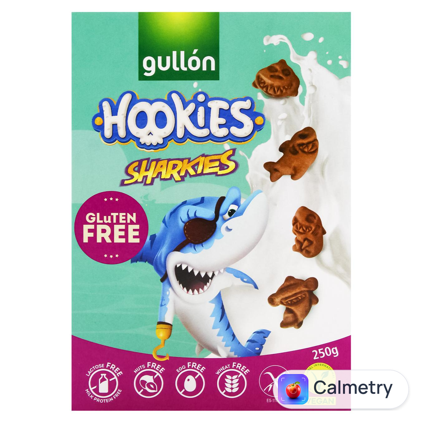 Печиво Gullon Dibus Sharkies без глютену 250г — фото продукту