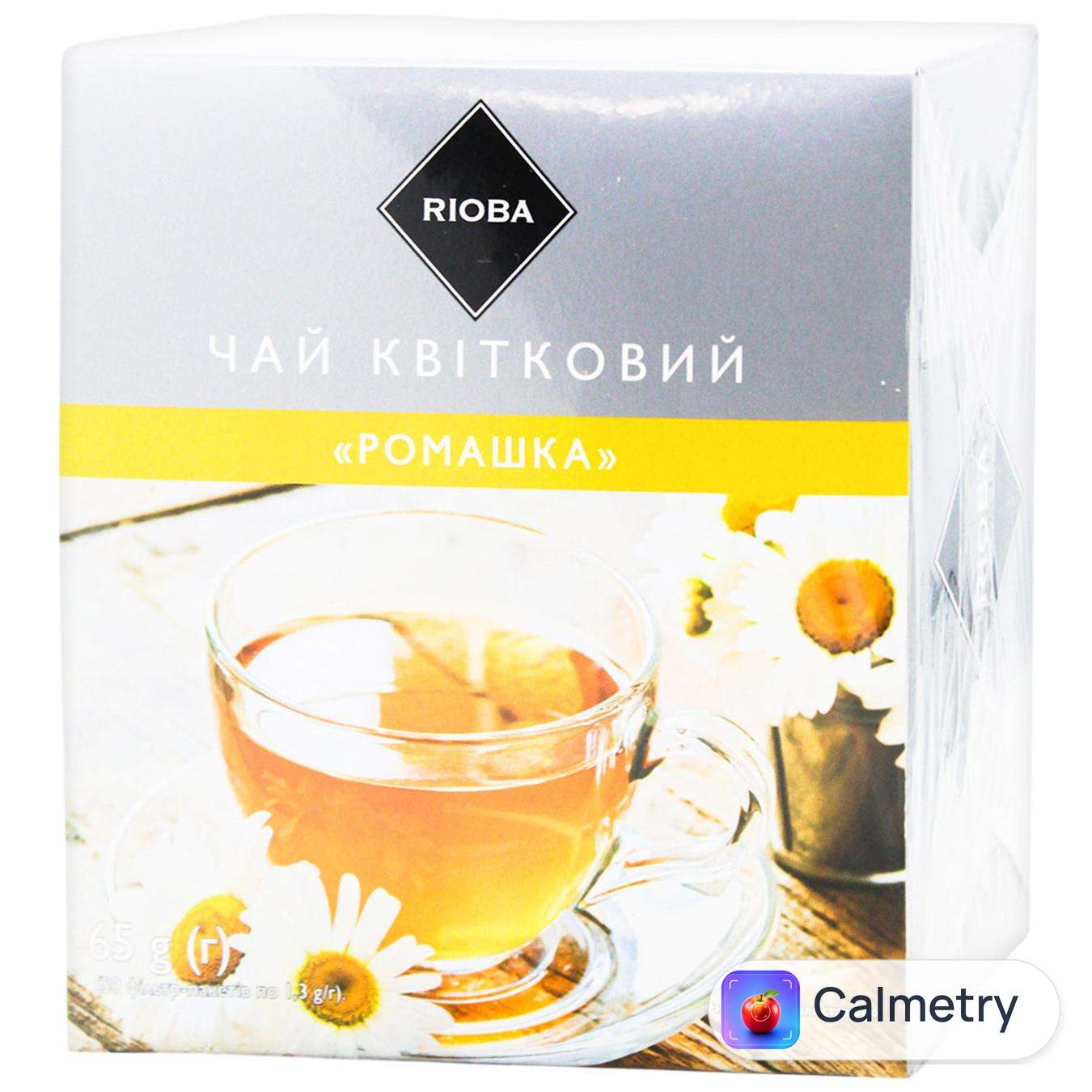 Чай квітковий Rioba Ромашка 1,3г*50шт