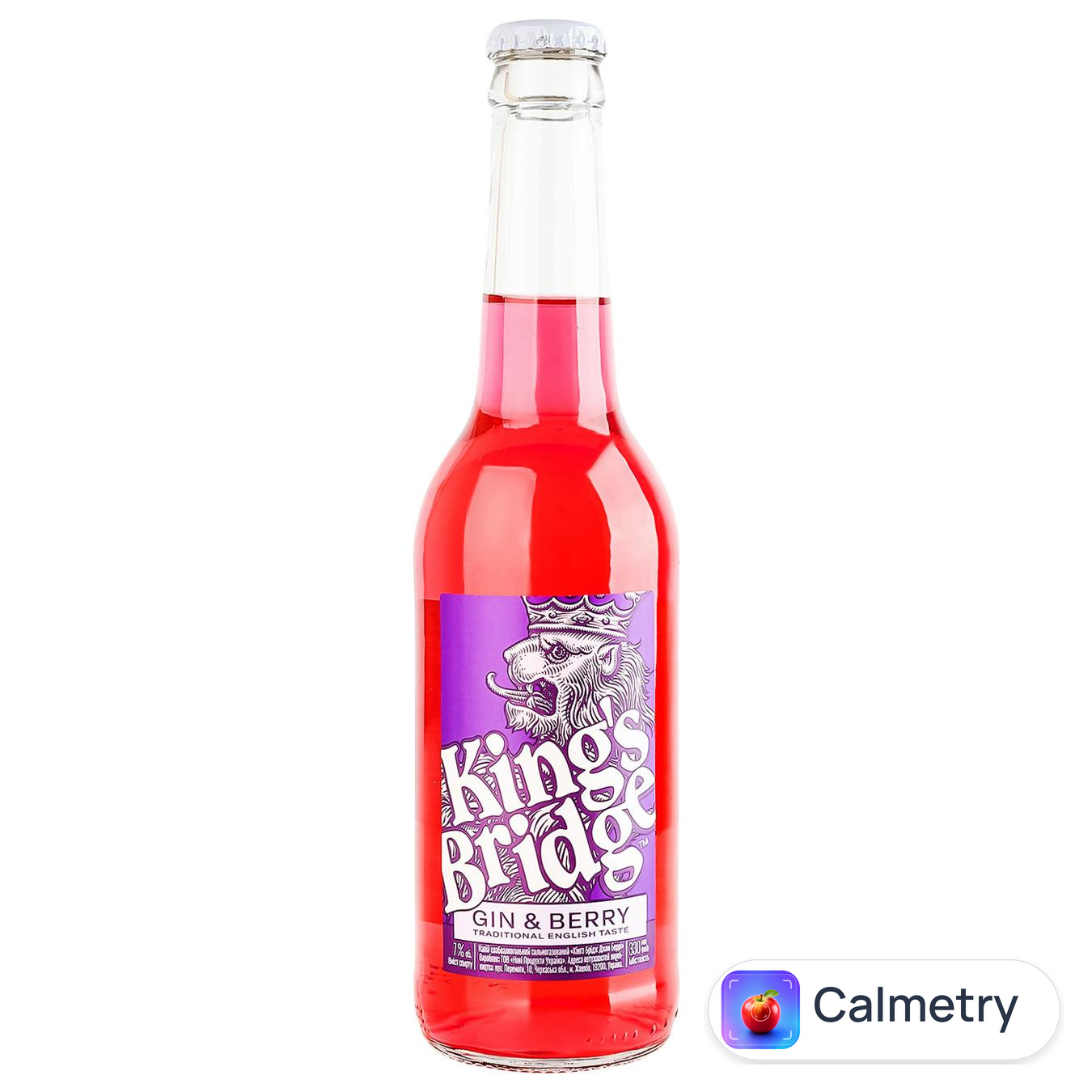 Напій слабоалкогольний King's Bridge Gin & Berry 7% 0,33л