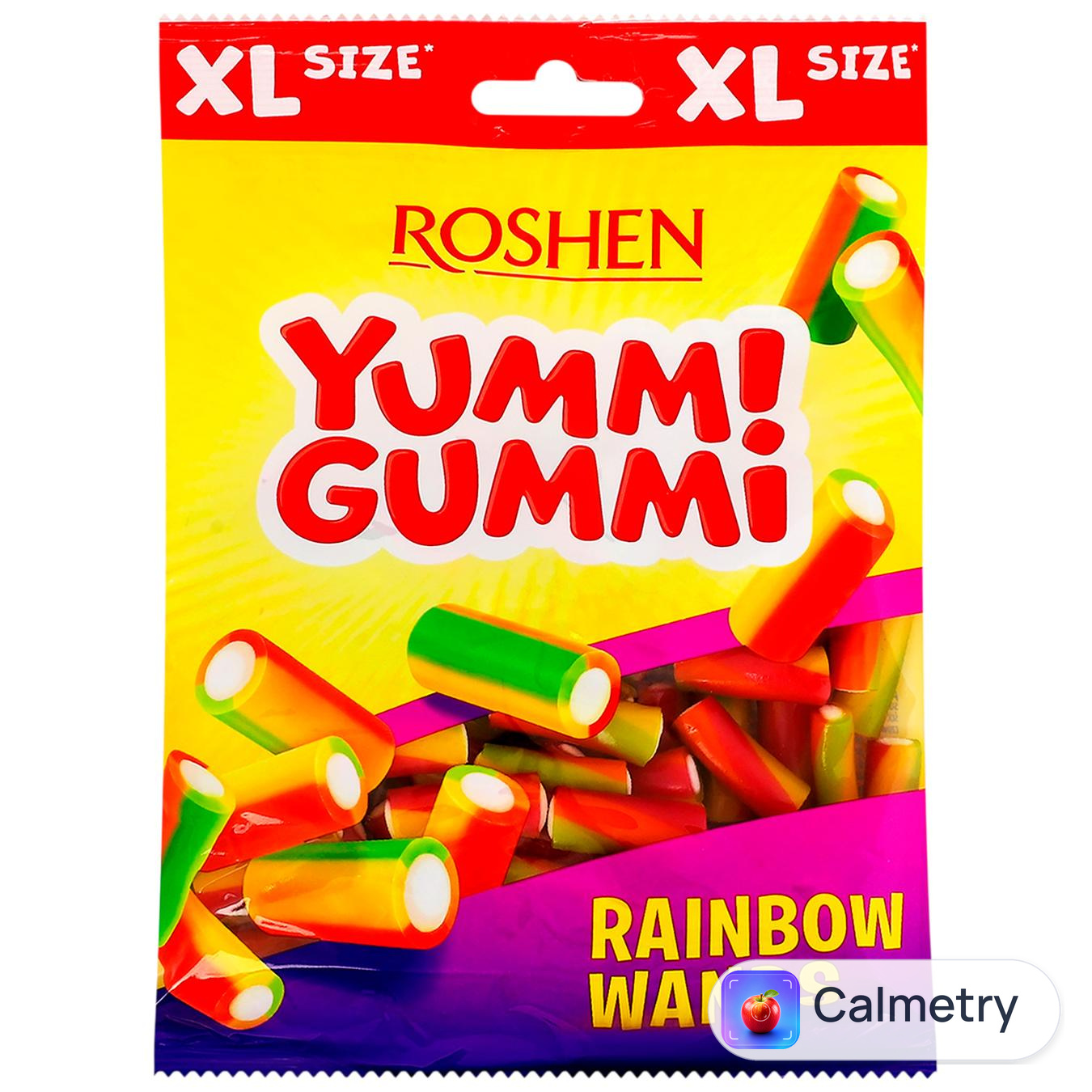 Цукерки Рошен Yummi Gummi Rainbow Wands 165г
