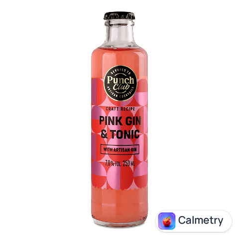 Напій слабоалкогольний Punch Club Pink Gin & Tonic газований, 250мл