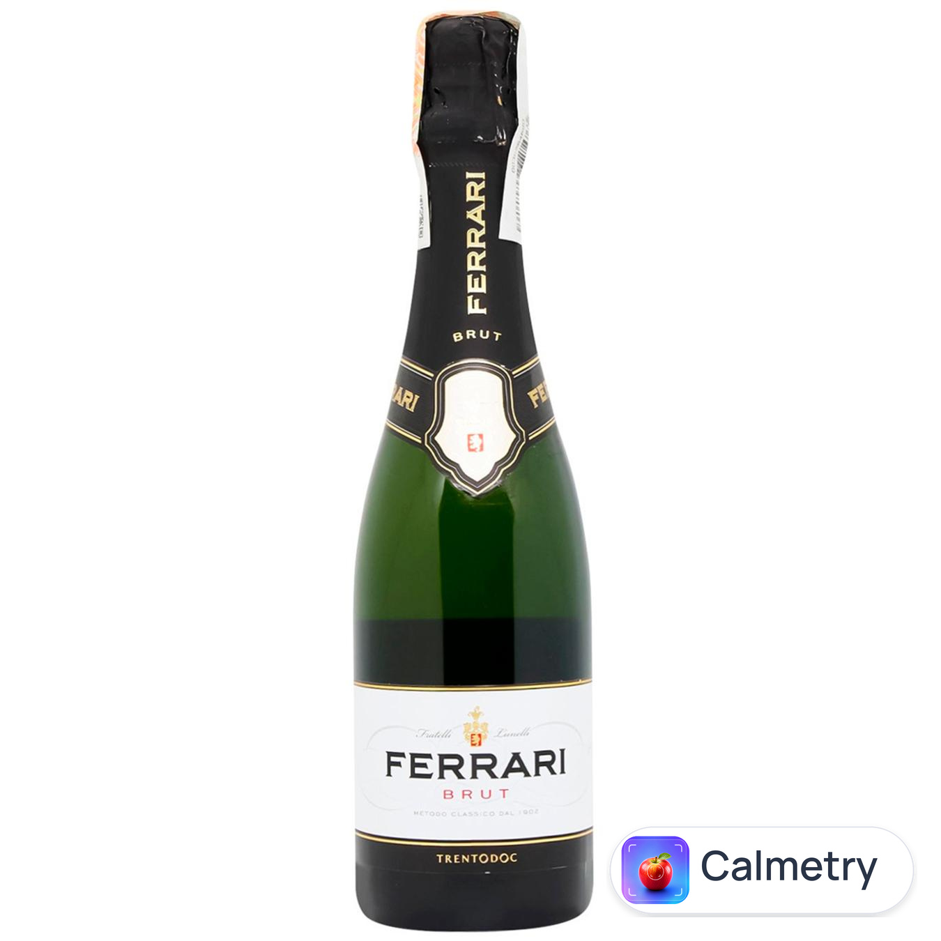 Вино ігристе Ferrari Brut біле брют 12,5% 0,375л