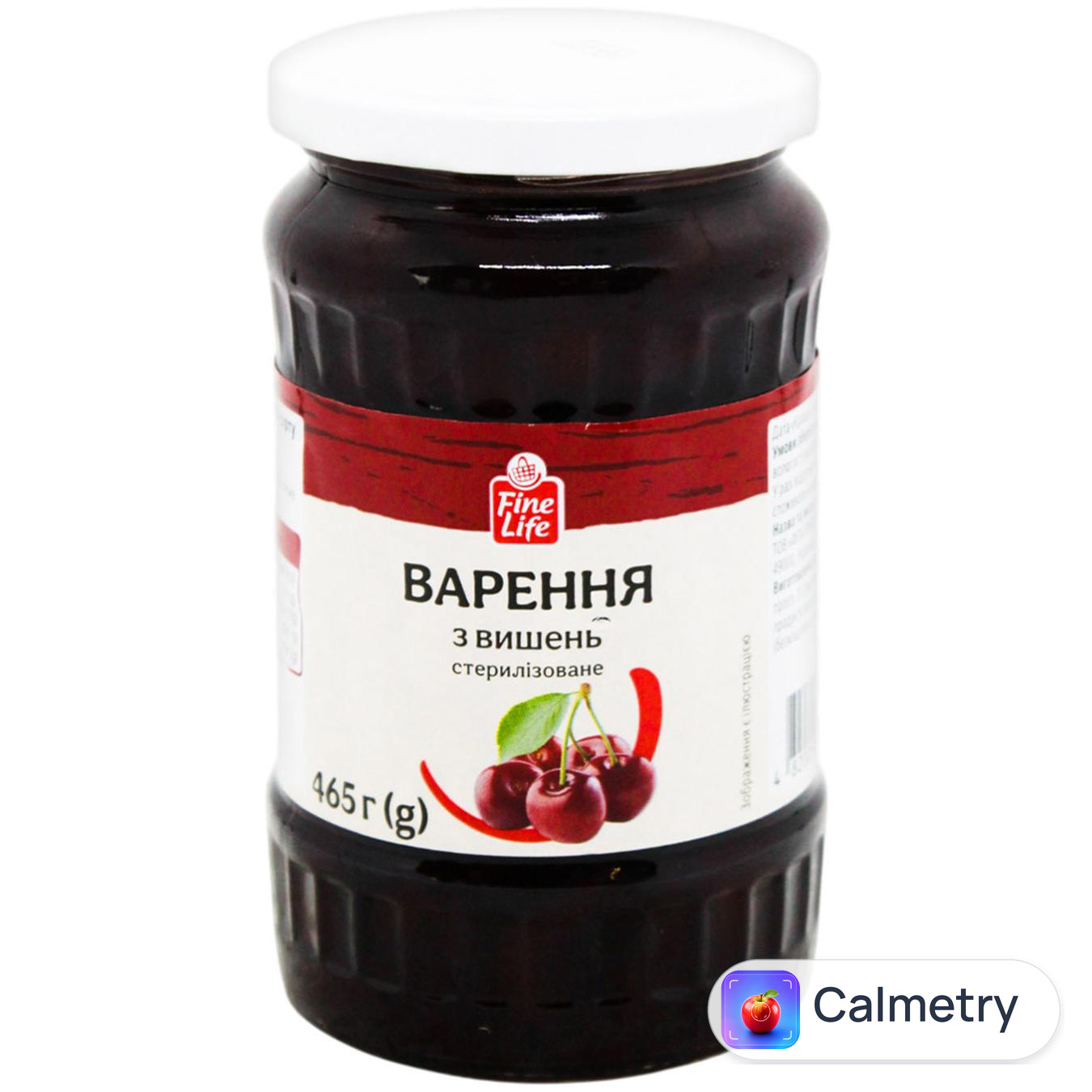 Варення Fine Life з вишень 465г