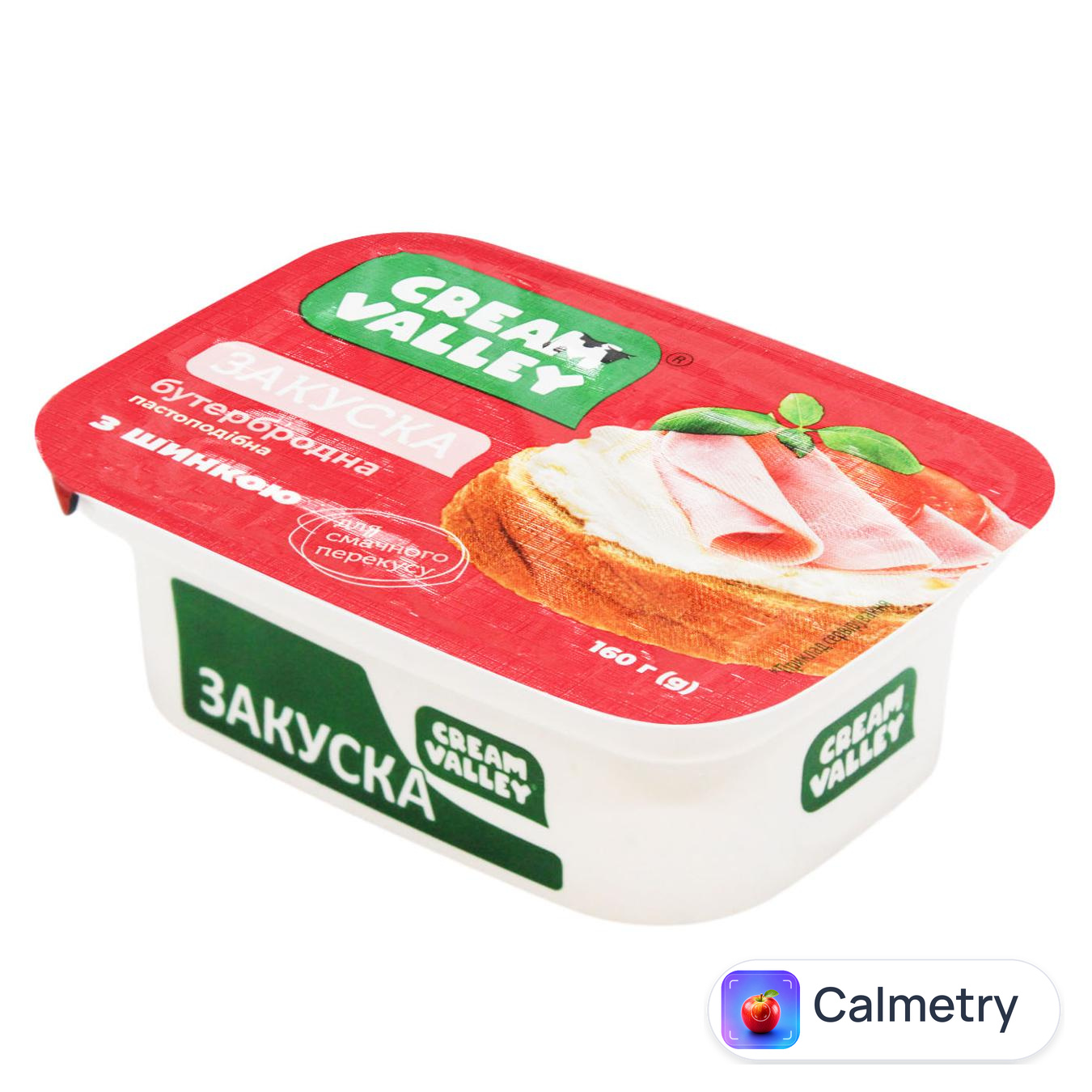 Закуска пастоподібна Cream Valley бутербродна з шинкою 160г — фото продукту