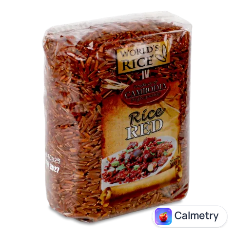 Рис World's rice червоний