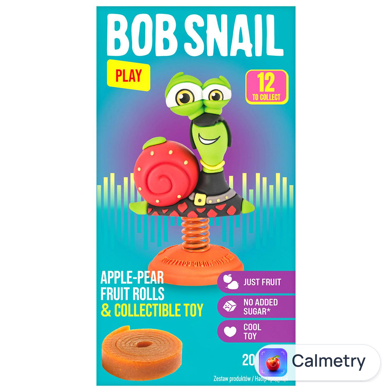 Набір Цукерки Bob Snail яблуко-груша 20г та іграшка — фото продукту