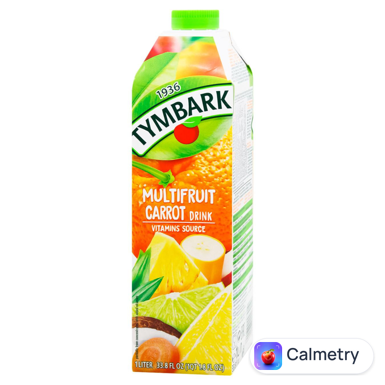 Напій Tymbark Суміш фруктів та морква соковий 1л