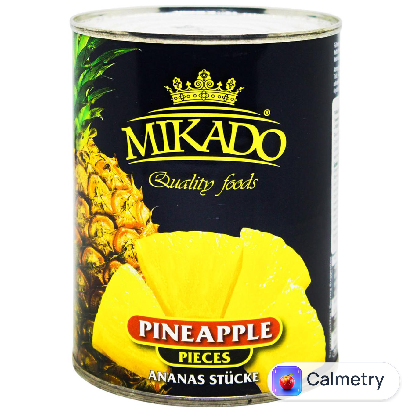 Ананас Mikado різаний у сиропі 565г