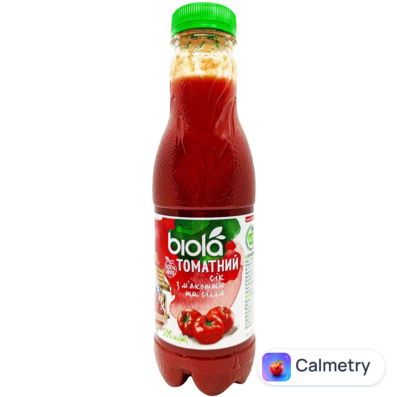 Сік Biola Томатний 0,5л — фото продукту