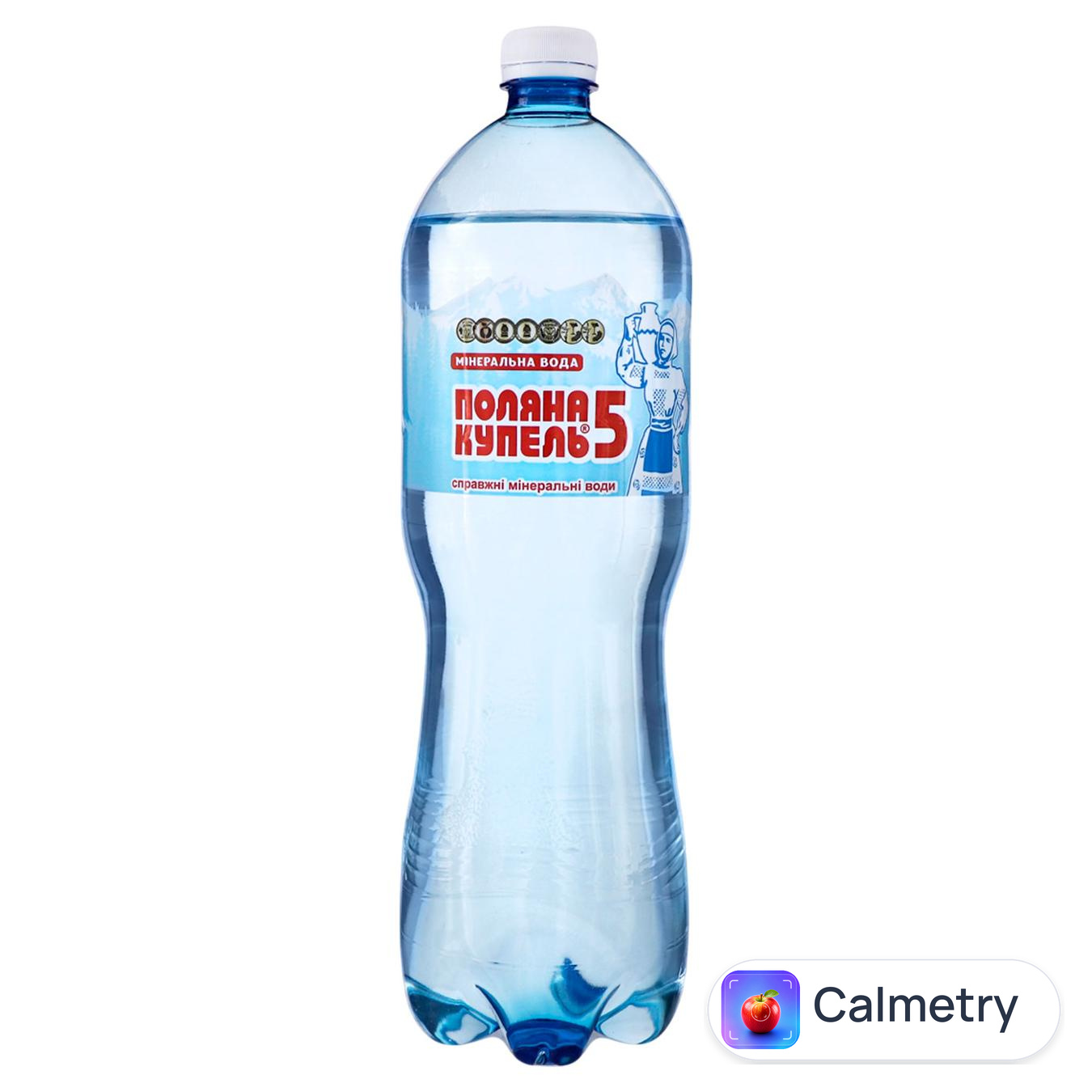 Вода мінеральна Поляна Купель-5 сильногазована 1,5л