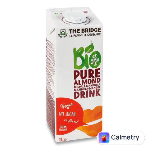 Напій The Bridge Pure з мигдалем органічний без цукру 1л