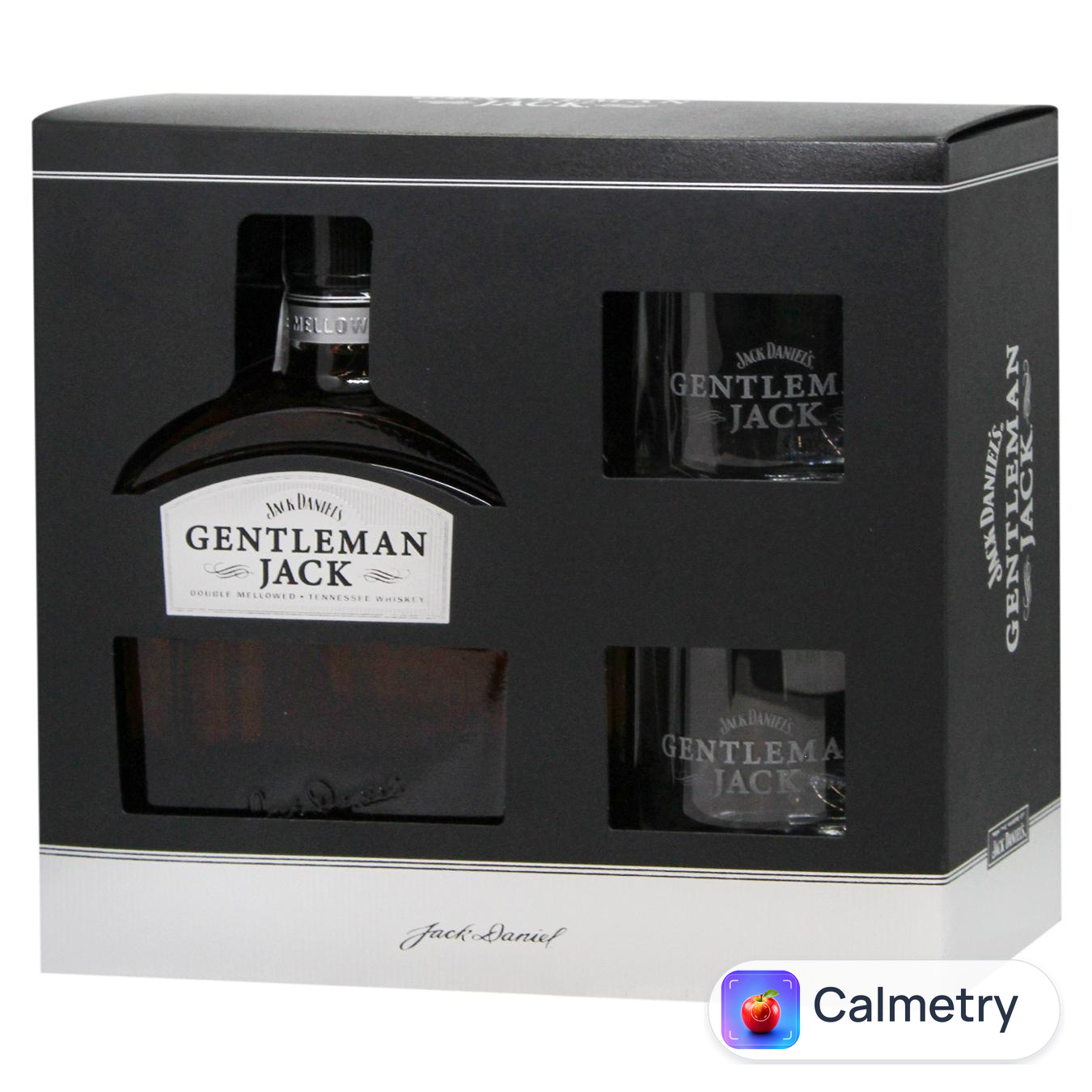 Віскі Jack Daniel's Gentleman Jack 40% 0.7л + 2 склянки в подарунковій упаковці