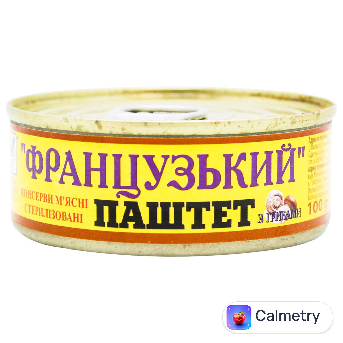 Паштет Онисс Французький з грибами 100г