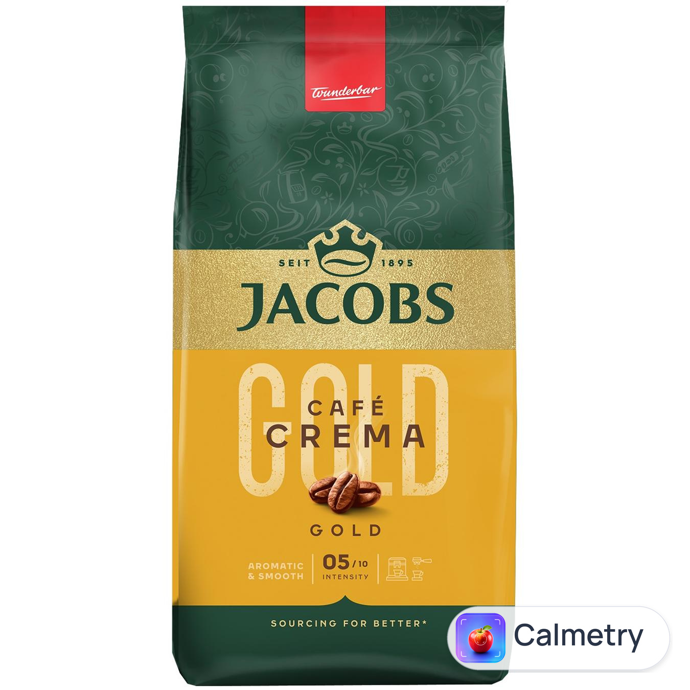 Кава в зернах Jacobs Crema 500г — фото продукту
