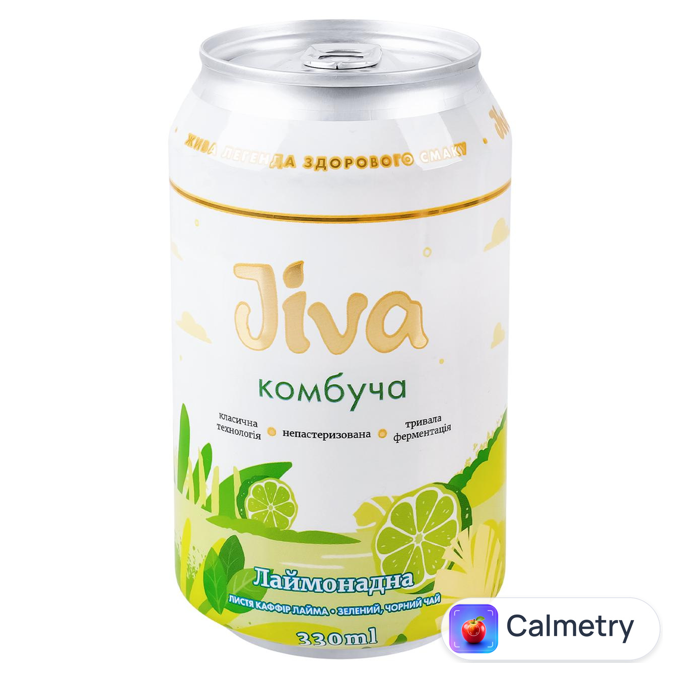Комбуча Jiva Лаймонадна 0,33л — фото продукту