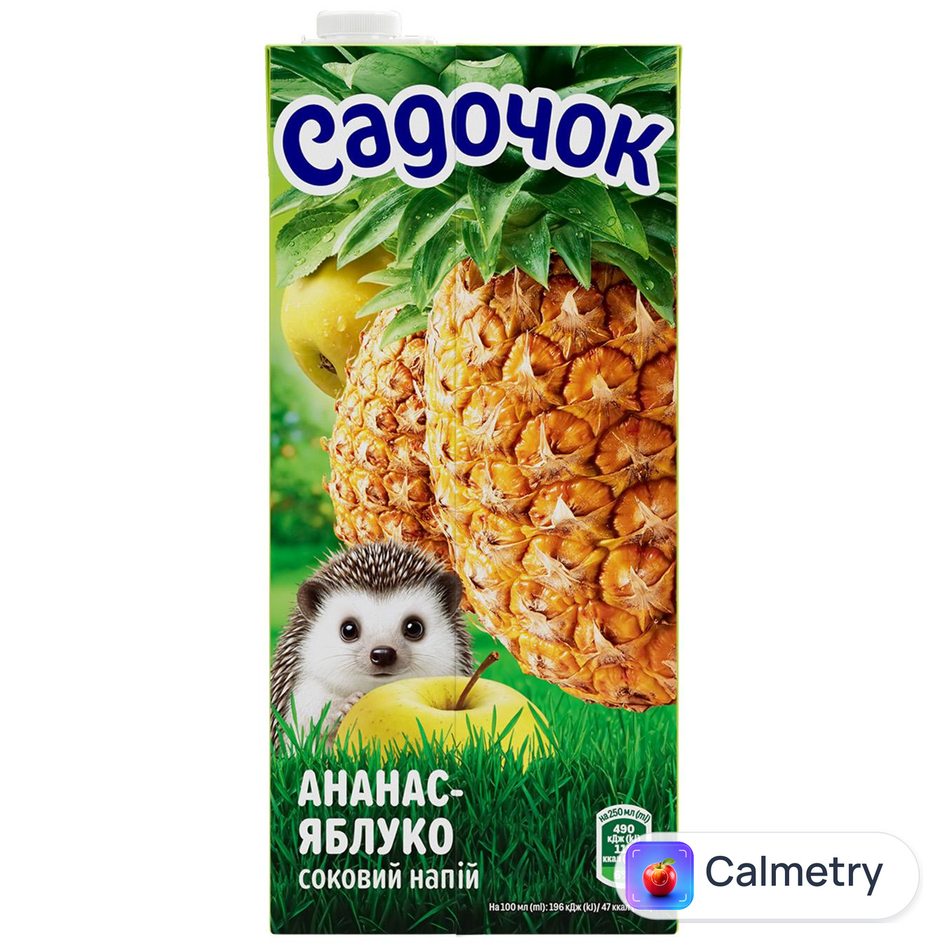 Нектар Садочок ананасово-яблучний 0,95л — фото продукту