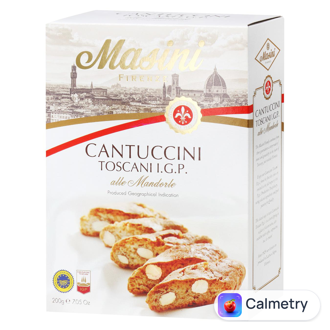 Печиво Masini Cantuccini Toscani IGP з мигдалем 200г — фото продукту