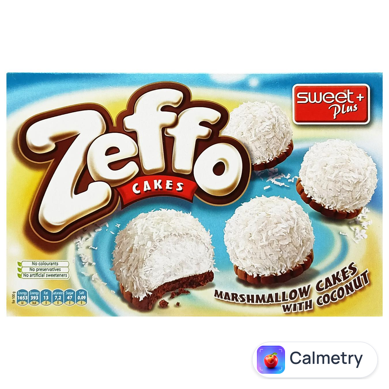 Тістечко Sweet Plus Zeffo зефірне з кокосом 115г