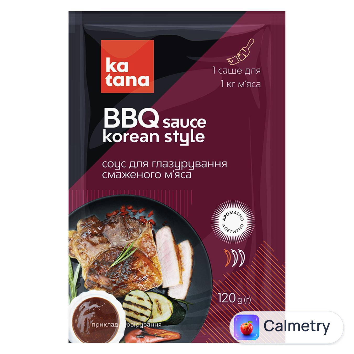 Соус Katana BBQ Korean Style для глазурування 120г — фото продукту