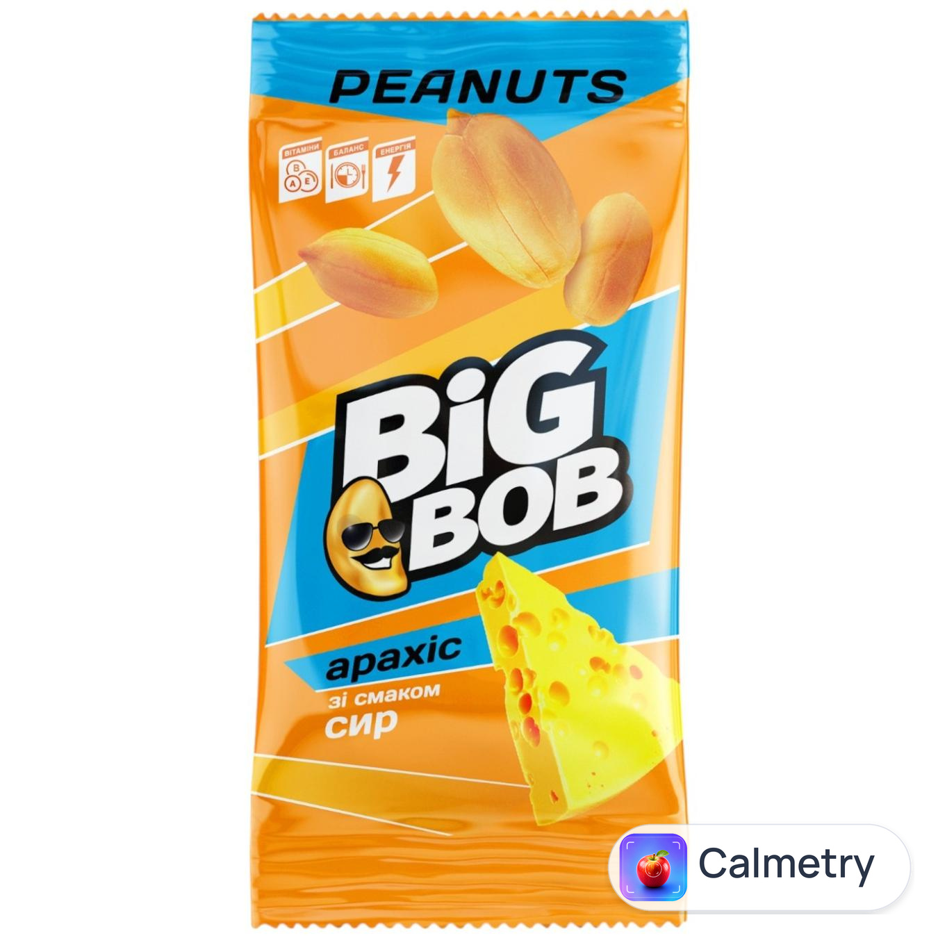 Арахіс Big Bob смажений зі смаком сиру 60г