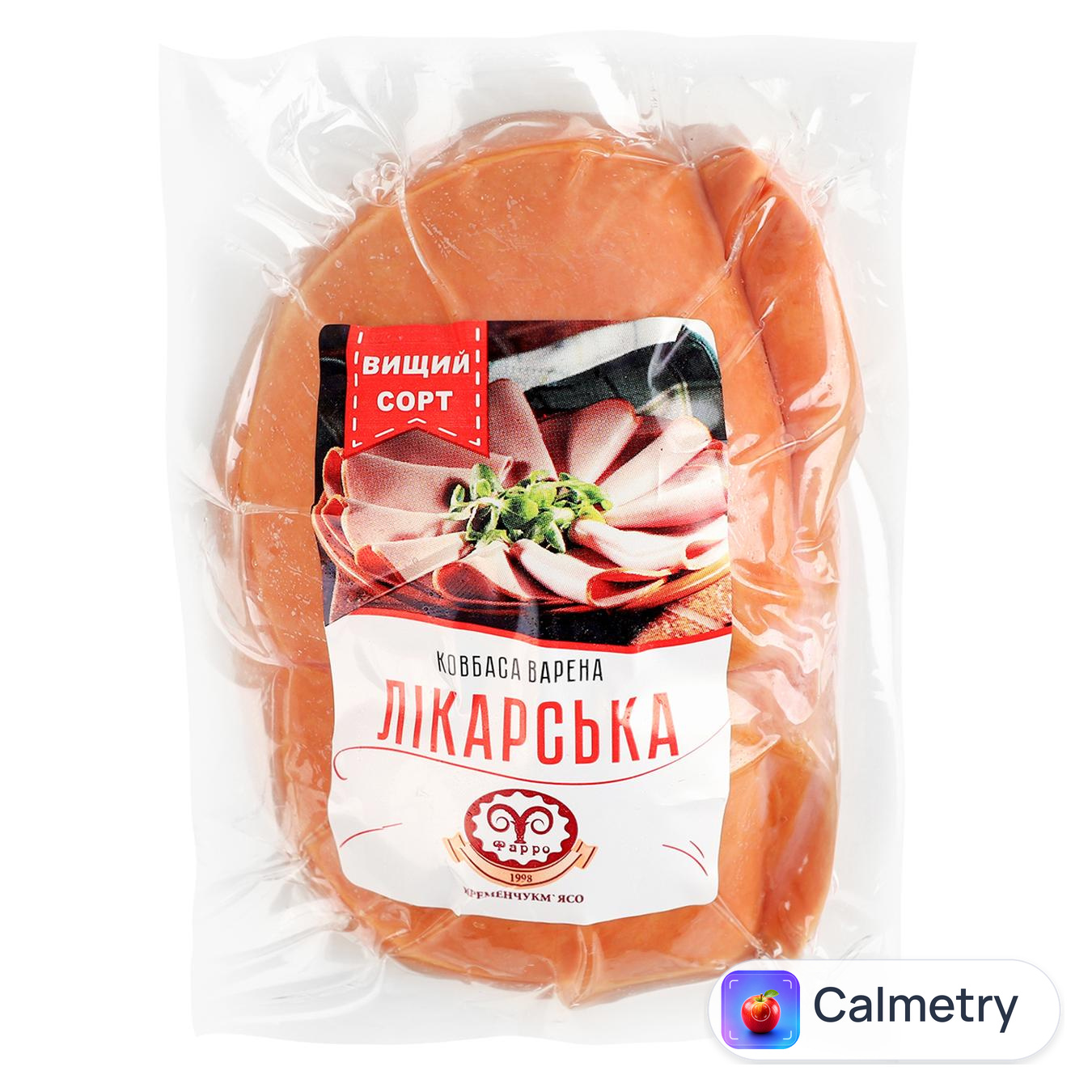 Ковбаса Фарро Лікарська варена вищий сорт — фото продукту
