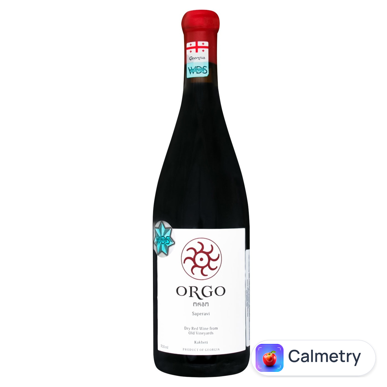 Вино Orgo Saperavi червоне сухе 13,5% 0,75л