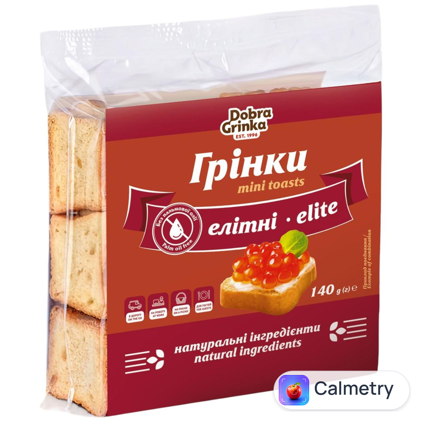 Грінки Добра Грінка Елітні 140г — фото продукту