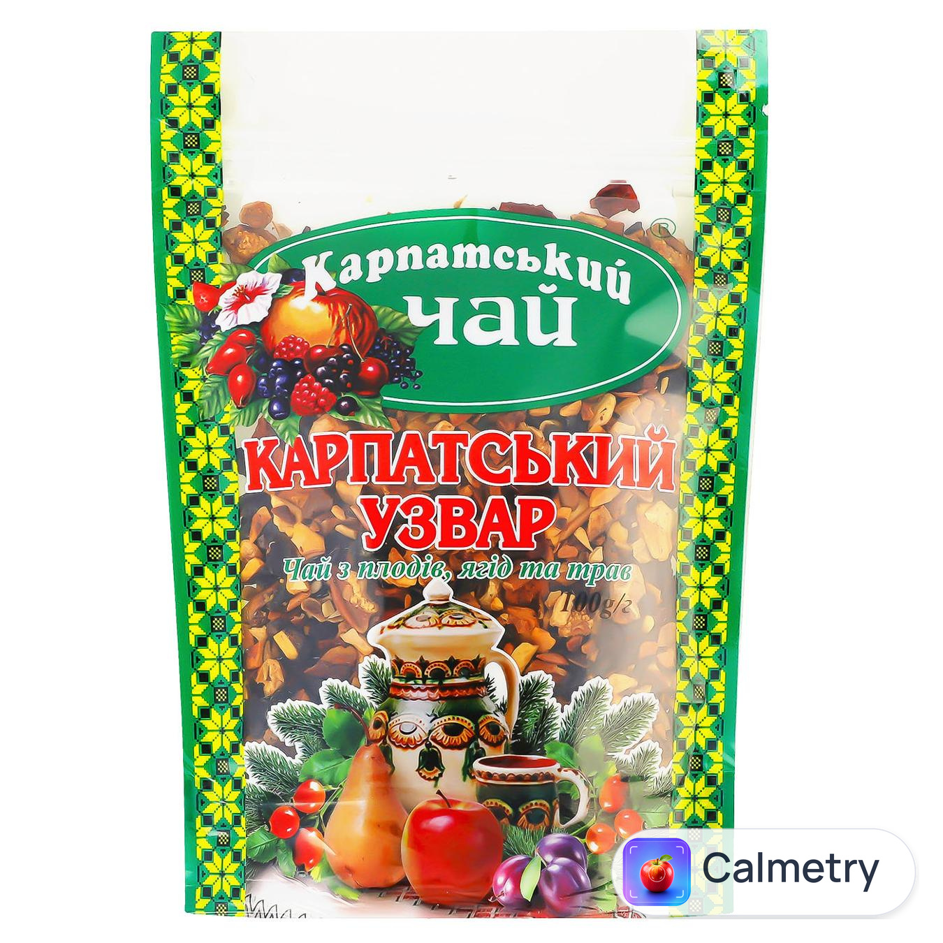 Чай плодово-ягідний Карпатський Чай Узвар 100г — фото продукту