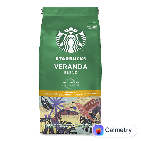 Кава мелена Starbucks Veranda Blend натуральна смажена, 200г