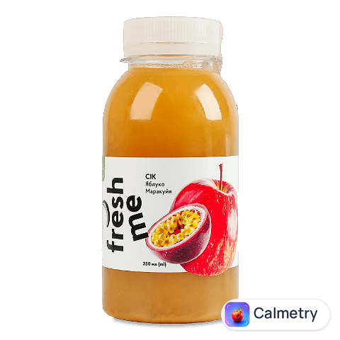 Сік Fresh me яблуко-маракуйа, 250мл